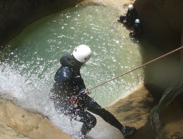  Rappel en Ubaye